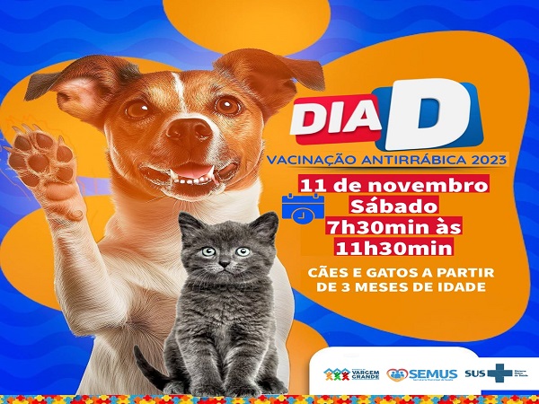 DIA "D" - VACINAÇÃO ANTIRRÁBICA